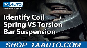 Identifying Coil Spring VS Torsion Bar Suspension