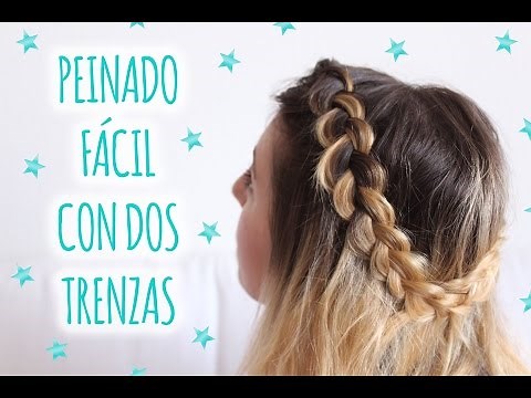 Cómo hacer un peinado para pelo corto con dos trenzas | Charada