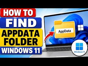 How To Find Appdata Folder Windows 10,11