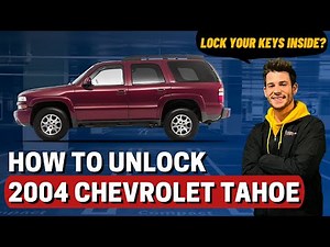 How to Unlock: 2004 Chevrolet Tahoe (no keys)