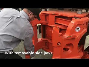 Side-Grip vibratory pile driver features - Gilbert Grizzly MultiGrip