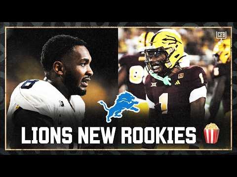 Detroit Lions Rookie Draft Class 🦁 | College Football Highlights | 2026 NFL Draft