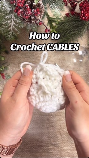 5.7K views · 43 reactions | Learn how to Crochet Cables - part of the...