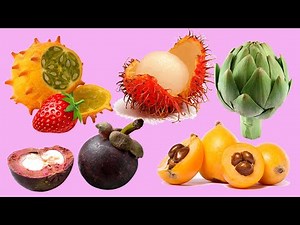 Relaxing Video ASMR Sound eating | Exotic Fruits and Vegetables