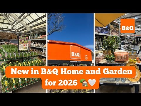 What’s NEW in B&Q Spring 2026 🪴 B&Q Garden, Outdoor Living & Homeware Finds ✨