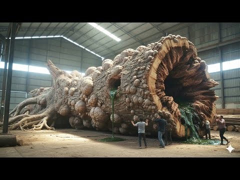 fighting with mysterious wood; the machine suddenly explodes with smoke.#woodworking