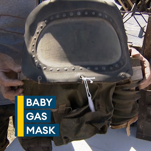 4.4K views · 48 reactions | Have you ever seen a baby gas mask before? 樂 Forces News got a closer look at a unique collection of historic gas masks at the Echoes of History Show. | Forces News | Facebook