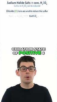 Why Iodide Is the Strongest Reducing Agent | Halide Reactions with Sulfuric Acid