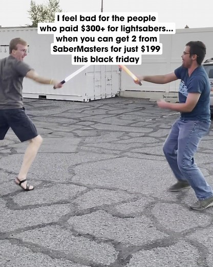 Our latest 3 Trustpilot reviews that will tell you all about our lightsabers (the second one is hilarious 😂): Revan: "I got my 1st pair of lightsabers an they are amazing the closest to a real lightsaber it going to get it has side effects for different colors of the lightsaber color you choose Lightsaber itself is very bright just like in the film an they really are dual battle ready these saber are not a toy it has a little weight to them as well very satisfied with my purchase and highly rec