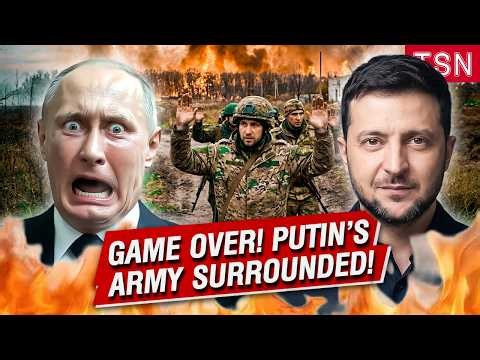 IT’S OVER! WORST DISASTER OF THE WAR! HUNDREDS OF RUSSIAN TROOPS TRAPPED IN A DEADLY ENCIRCLEMENT!