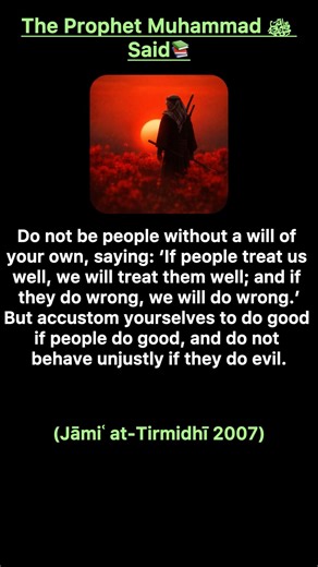 But be peoplewho do good-even when othersdo evil.