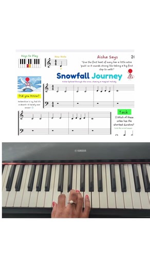 “This Piano Song Feels Like Snow Falling ❄️🎹 (Easy Tutorial)”