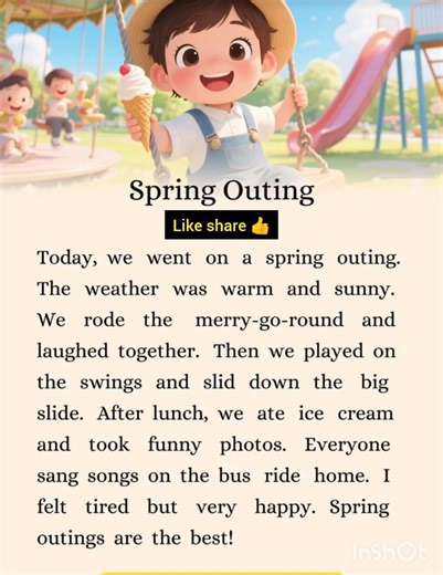 spring outing 😞 l#englishstory #english #soundbook #musicbook #toddleractivitybook