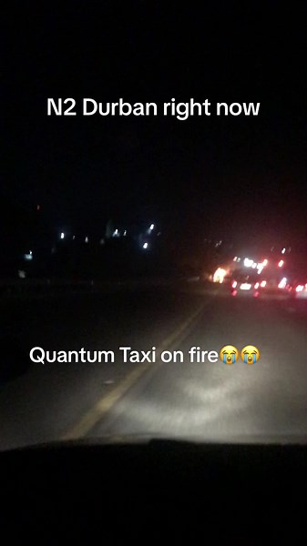 Taxi Accident on N2 Today: Quantum Taxi on Fire