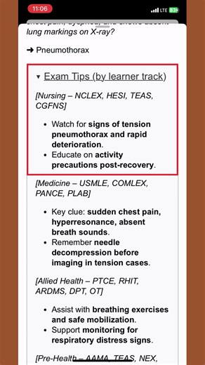 When the Lung Suddenly Collapses 🫁⚡