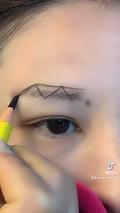 492K views · 5.4K reactions | Eyebrow pencil tutorial | Jie Wang | Facebook