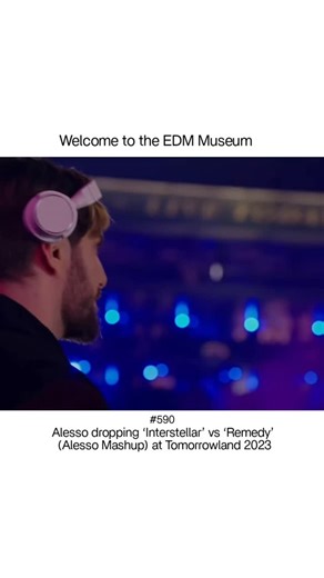 @edm_museum on Instagram: "At the Tomorrowland mainstage, Alesso let the ‘Interstellar’ melody build slowly over the crowd. dropping his ‘Interstellar’ vs ‘Remedy’ mashup a moment that felt bigger than the festival itself."