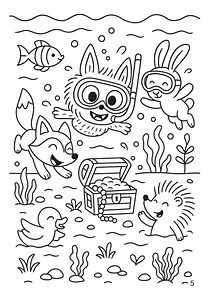 Labubu Coloring Adventure – 50-page Printable PDF Book - Etsy UK