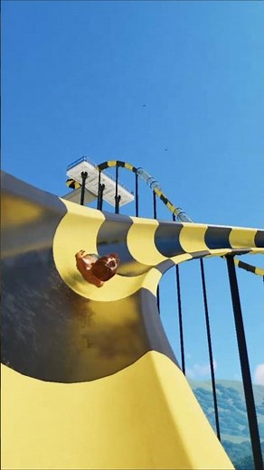 King Cobra Water Slide Ride - Planet Coaster 2 #waterslide #waterpark #planetcoaster2