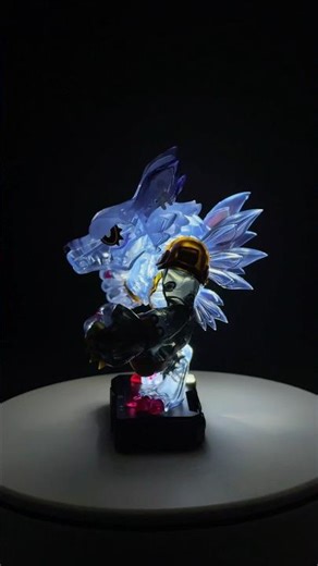 万代plabako数码宝贝拼装盲盒第二弹 彩透兽人加鲁鲁 #digimon #bandai #toys
