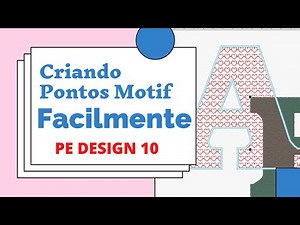 PE DESIGN 10 - Personalize Seu Ponto Com Pontos Motif.