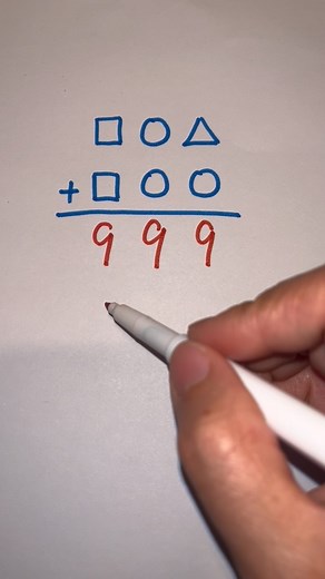 Math Tricks on Instagram: "Math puzzle | addition puzzle #mathpuzzle #reels"