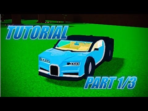 How to make a micro car - Bugatti Chiron tutorial (1/3)[Roblox Build a Boat for Treasure] Episode #2