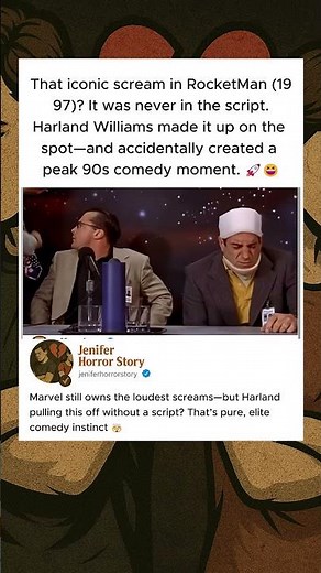 In RocketMan (1997), an Unscripted Harlan Williams Scream Became a Comedy Classic
