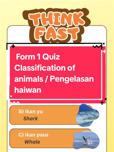 PART 2 - FORM 2 SCIENCE QUIZ Test your knowledge to see how well you understand about classification of animals. Can you name any birds that not categorised as bird? Drop your answers in the comment section. 👇 #science #quiztime #uasa #onlinetuitionmalaysia #geethaetuition
