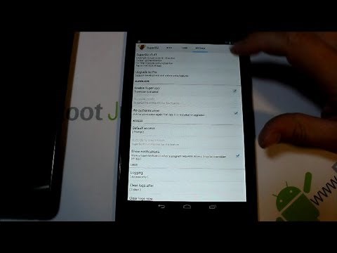 Root Android version 4.3 Jelly Bean on the New Nexus 7