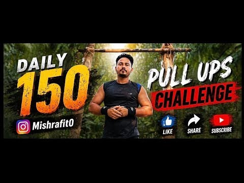 my Daily 150 Pull Ups Challenge 💪