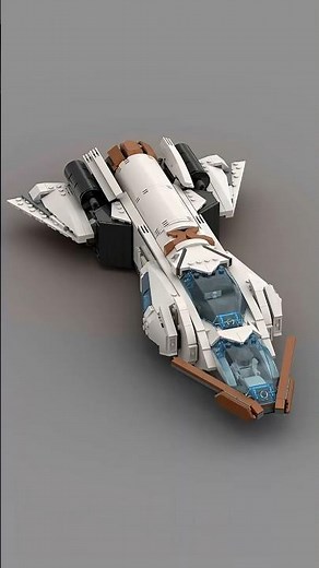 Building an Epic LEGO Interstellar Spaceship! 🚀🌌 | Space MOC #shorts #lego #toys #starwars #afol