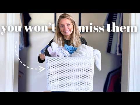 5 DECLUTTERING Rules to RUTHLESSLY declutter your Clothes 👕