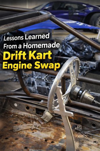 Lessons learned from a homemade drift kart engine swap