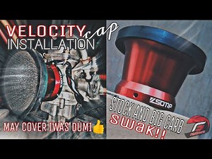 INSTALLING VELOCITY CAP W/ COVER(STOCK CARB) HONDA BEAT CARB or OTHER BIG CARB