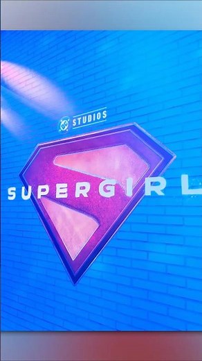 FIRST LOOK AT SUPERGIRL MOVIE LOGO! 🤩