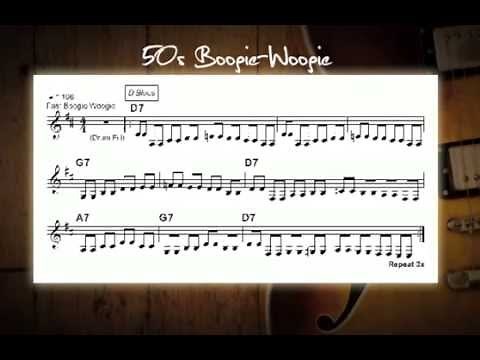 50s Boogie Woogie (Blues) Jam Track In Various Keys - Guitar Backing Track