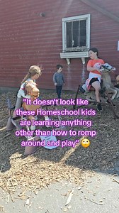 361K views · 2.5K reactions | Play, especially unstructured play, ESPECIALLY unstructured outdoor play, is CRUCIAL to childhood development. Not 30 minutes a day, not a couple hours on the weekend. Hours of play every single day. #education #school #homeschool #homeschooling | ESchooled with Amanda Melrose | Facebook