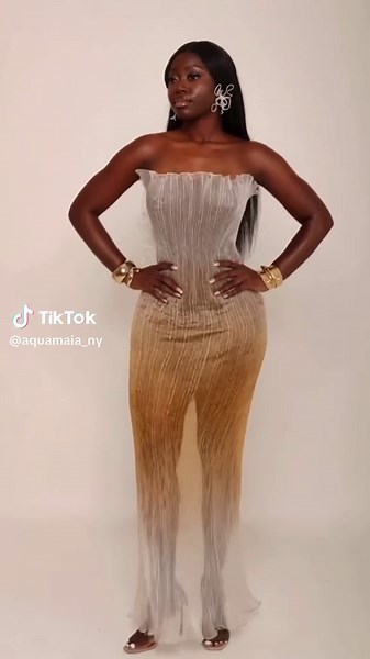 Anika: Dancing with Liquid Gold Elegance