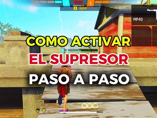 Cómo activar el supresor en Free Fire