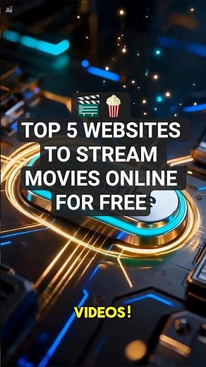 🎬🍿 TOP 5 WEBSITES TO STREAM MOVIES ONLINE FOR FREE