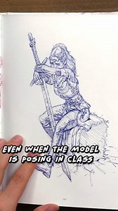 Carrying a sketchbook gives you the chance to draw people and environments from unexpected angles, in lifelike poses. Life drawing with a model is great! But can sometimes feel more rigid than drawing in public. #drawing #art #howtodraw #sketchbook #ballpointart #ballpoint | Proko
