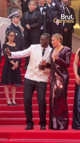Brut. on Instagram: "Les jurés du Festival de Cannes Omar Sy, Greta Gerwig et Lily Gladstone dansent sur « September », la musique du film Intouchables. #cannes2024"