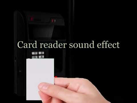 Card reader sound effect