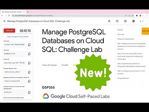 Manage PostgreSQL Databases on Cloud SQL: Challenge Lab | #qwiklabs || #GSP355 [With Explanation🗣️]
