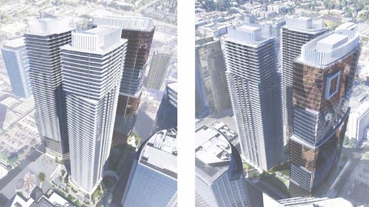 Three new skyscrapers proposed for downtown Bellevue