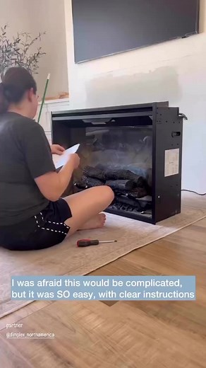 With the Revillusion® 42” Built-in Firebox, installation is a breeze, making it easier than ever to elevate any space!: @handtreatedhome #modernfireplace #fireplace #dimplex #electricfireplace | Dimplex North America | Facebook