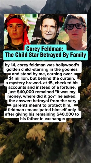 Corey Feldman: $1 Million Stolen by His Own Parents. #celebrity #news #hollywood