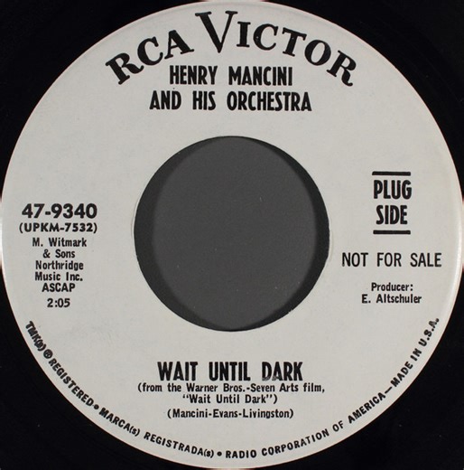 Henry Mancini And His Orchestra - Wait Until Dark