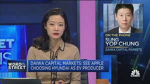 Hyundai's potential electric car tie-up with Apple could boost its growth, analyst says